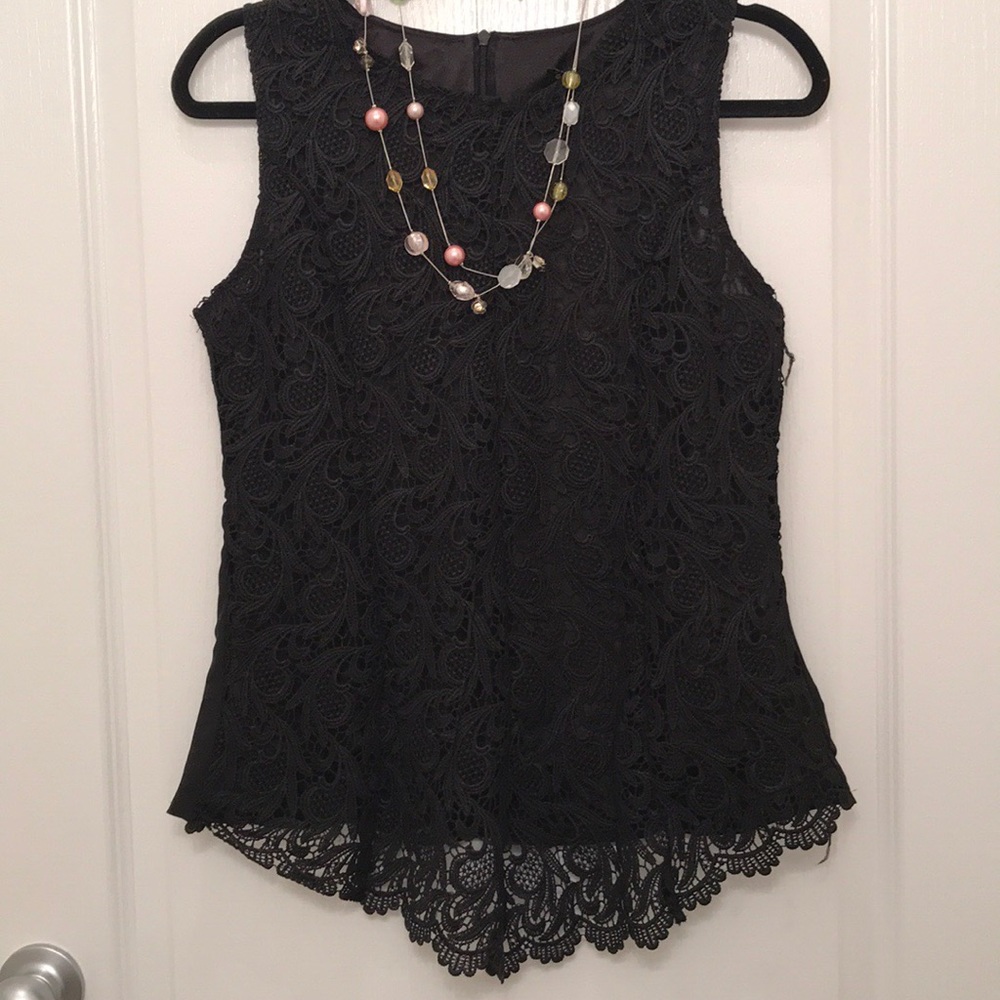 Black Lace Top